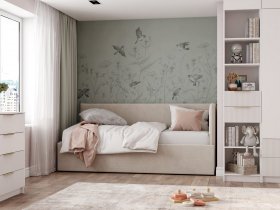Диван-кровать Бенто (крем) в Купино - kupino.mebel-nsk.ru | фото