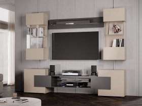 Гостиная Фэнтези (кашемир/графит) в Купино - kupino.mebel-nsk.ru | фото