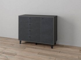 Комод «Катрин-13» (графит/гранит лофт) в Купино - kupino.mebel-nsk.ru | фото