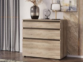 Комод КМ-01 Энигма (венге/дуб каньон) в Купино - kupino.mebel-nsk.ru | фото