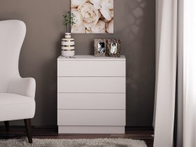 Комод Км010 (белый) в Купино - kupino.mebel-nsk.ru | фото
