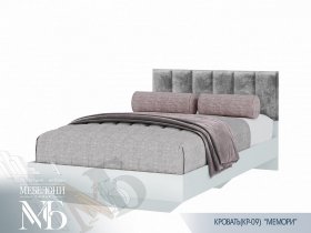 Кровать 1,2м Мемори КР-09 в Купино - kupino.mebel-nsk.ru | фото