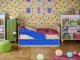 Кровать детская Бабочки 2,0 м в Купино - kupino.mebel-nsk.ru | фото