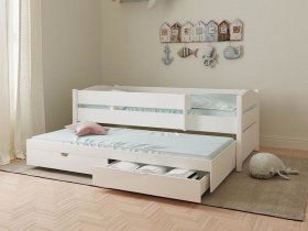 Кровать двухуровневая с ящиками «Лапландия» в Купино - kupino.mebel-nsk.ru | фото