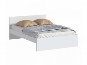Кровать двуспальная 1,4м Бруклин СБ-3353 (белый) в Купино - kupino.mebel-nsk.ru | фото