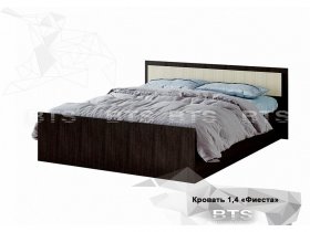 Кровать двуспальная 1,4м Фиеста (BTS) в Купино - kupino.mebel-nsk.ru | фото