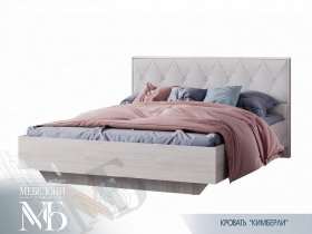 Кровать двуспальная 1,6м Кимберли КР-13 в Купино - kupino.mebel-nsk.ru | фото