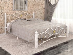 Кровать двуспальная Гарда-3 на металлокаркасе 1,4 м в Купино - kupino.mebel-nsk.ru | фото