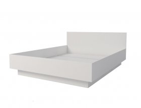 Кровать двуспальная Мебелевс 1,6 м (белый) в Купино - kupino.mebel-nsk.ru | фото