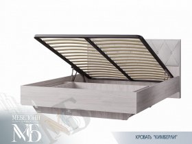Кровать двуспальная с подъем. мех. 1,6 м  Кимберли КР-13 в Купино - kupino.mebel-nsk.ru | фото
