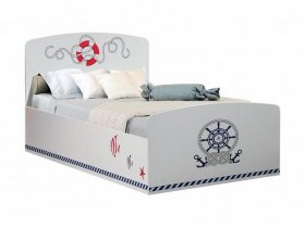 Кровать односпальная 0,8м Лего-2 (кораблик) в Купино - kupino.mebel-nsk.ru | фото