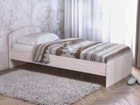 Кровать односпальная 80 с низкой спинкой (ясень шимо светлый) в Купино - kupino.mebel-nsk.ru | фото