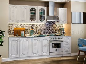 Кухонный гарнитур Лиза-2 (белый) в Купино - kupino.mebel-nsk.ru | фото