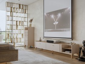 Модульная гостиная Одетта (дуб эндгрей/меланж) в Купино - kupino.mebel-nsk.ru | фото