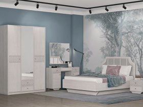 Модульная спальня Лоренцо в Купино - kupino.mebel-nsk.ru | фото