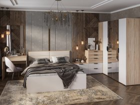 Модульная спальня Норд в Купино - kupino.mebel-nsk.ru | фото