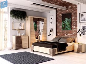 Модульная спальня Санремо в Купино - kupino.mebel-nsk.ru | фото