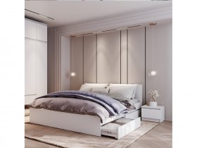 Модульная спальня Симпл в Купино - kupino.mebel-nsk.ru | фото