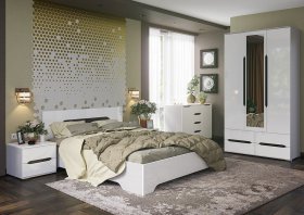 Модульная спальня Валирия в Купино - kupino.mebel-nsk.ru | фото