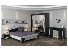 Модульная спальня Верона (Линаура) в Купино - kupino.mebel-nsk.ru | фото