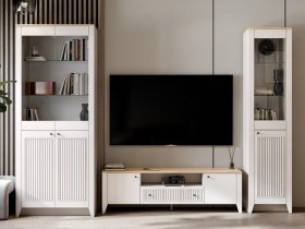 Модульная стенка Валенсия в Купино - kupino.mebel-nsk.ru | фото