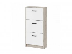 Обувница ОБ-3 Вега (дуб крафт серый/белый) в Купино - kupino.mebel-nsk.ru | фото