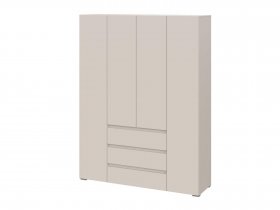 Шкаф четырехстворчатый с ящиками Люмо ШК-05 в Купино - kupino.mebel-nsk.ru | фото
