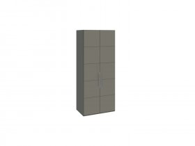 Шкаф для одежды с 2 дверями Наоми (джут/фон серый) СМ-208.07.03 в Купино - kupino.mebel-nsk.ru | фото