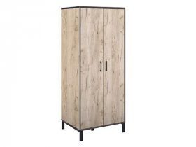 Шкаф для одежды Шк067.0 Гермес лофт (дуб крафт серый) в Купино - kupino.mebel-nsk.ru | фото