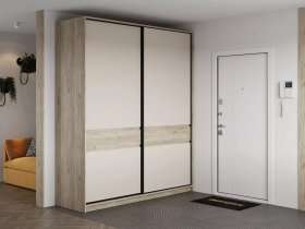 Шкаф-купе Бостон ШК-005 (2.0 м) (дуб крафт серый/кашемир) в Купино - kupino.mebel-nsk.ru | фото