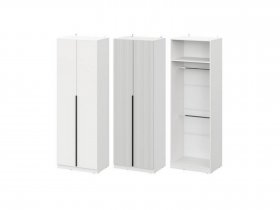 Шкаф ШК-75 Эккервуд (белый) в Купино - kupino.mebel-nsk.ru | фото