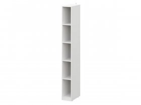 Шкаф-стеллаж ШК-25 Эккервуд (белый) в Купино - kupino.mebel-nsk.ru | фото