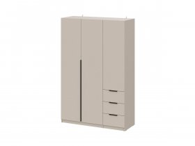 Шкаф трехстворчатый с ящиками ШК-22 (меланж) в Купино - kupino.mebel-nsk.ru | фото
