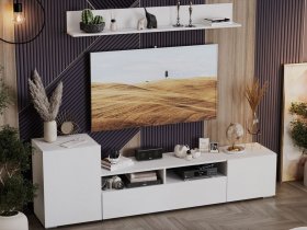 Стенка «Сильвия» (белый ясень) в Купино - kupino.mebel-nsk.ru | фото