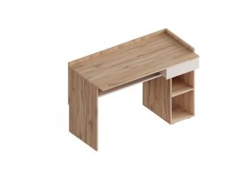 Стол письменный с ящиком Сицилия (дуб альпийский/тефия) в Купино - kupino.mebel-nsk.ru | фото