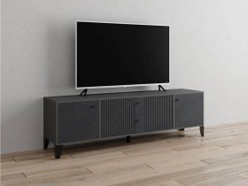 Тумба под ТВ Парус-10 (графит/гранит лофт) в Купино - kupino.mebel-nsk.ru | фото