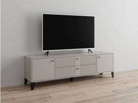 Тумба под ТВ Парус-10 (кашемир/сантьяго софт) в Купино - kupino.mebel-nsk.ru | фото