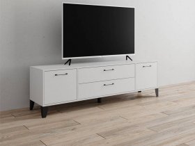 Тумба под ТВ Парус-13 (белый) в Купино - kupino.mebel-nsk.ru | фото