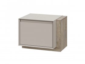 Тумба прикроватная 22 J-КШ Этна (дуб эндгрей/кашемир) в Купино - kupino.mebel-nsk.ru | фото
