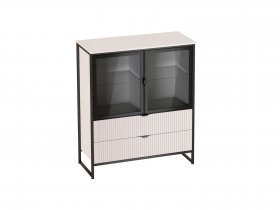 Тумба с 2 дв и 2 ящ Нора (персидский жемчуг) (гостиная) в Купино - kupino.mebel-nsk.ru | фото