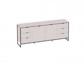 Тумба с 2 дв и 6 ящ Нора (персидский жемчуг) (гостиная) в Купино - kupino.mebel-nsk.ru | фото