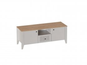 Тумба узкая 2дв. 1ящ. Валенсия (гостиная) в Купино - kupino.mebel-nsk.ru | фото
